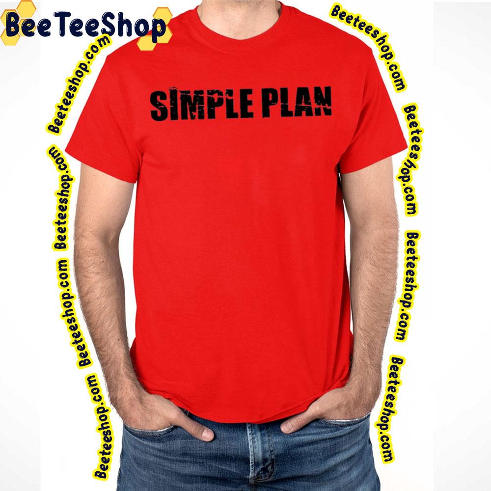 Black Text Simple Plan Trending Unisex T-Shirt