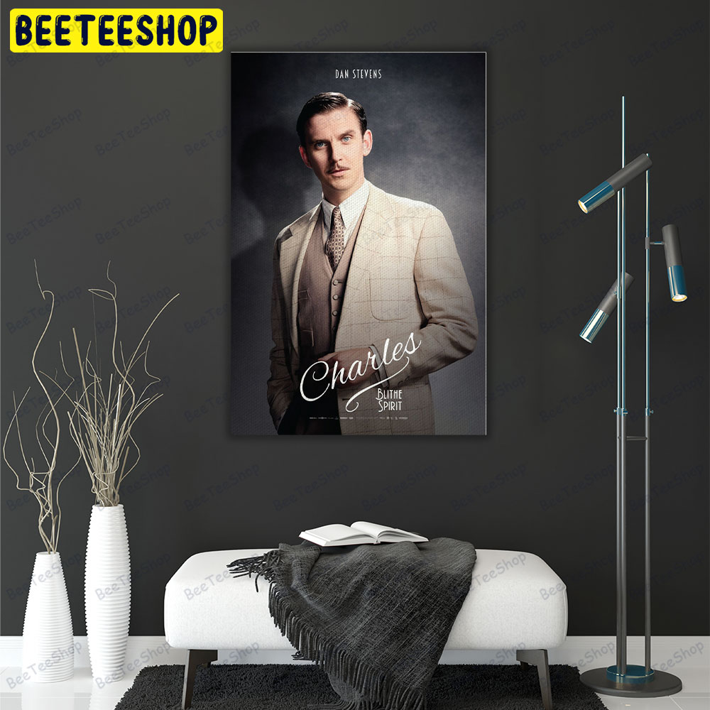 Blithe Spirit Dan Stevens Charles Movie Portrait Canvas