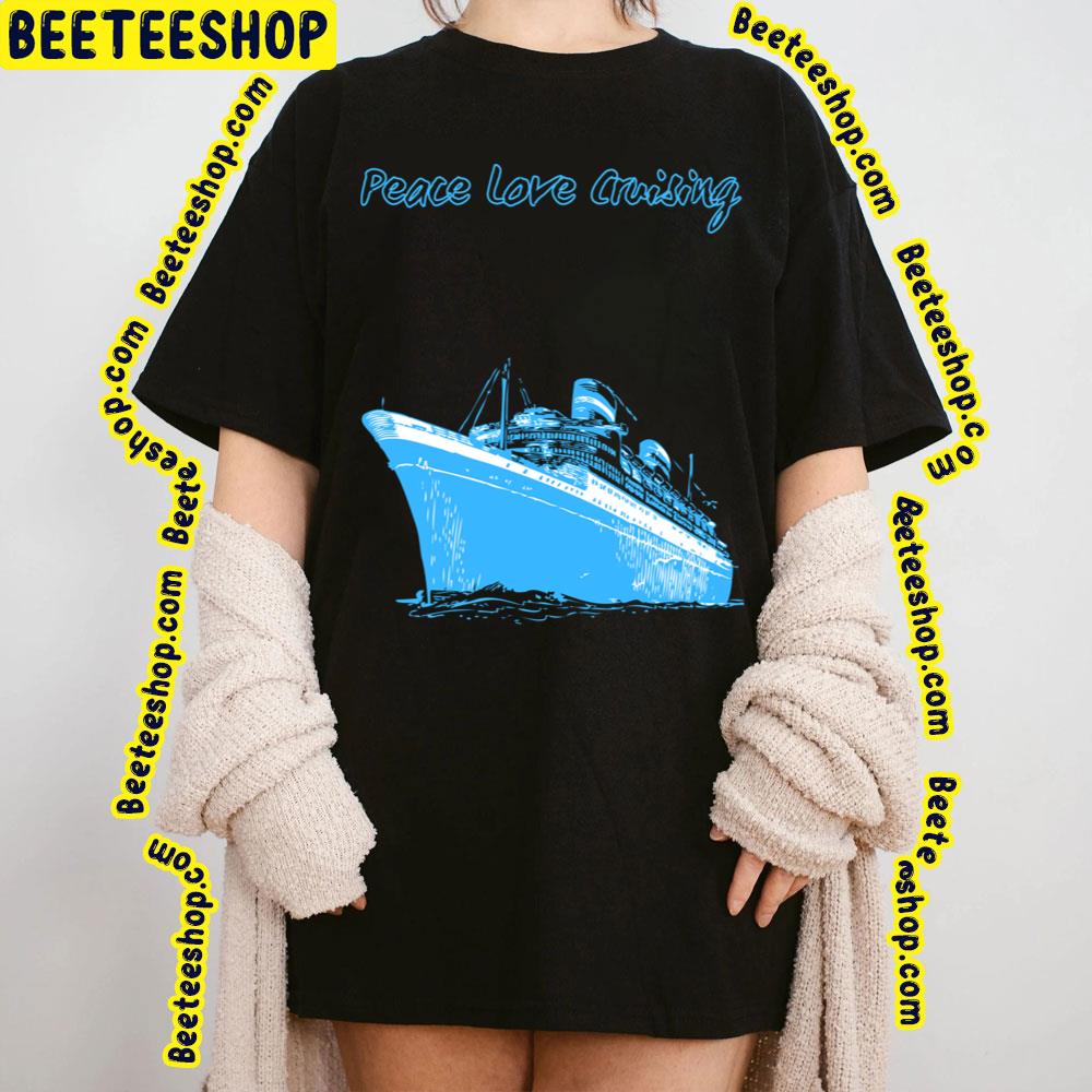 Blue Art Cruising Peace Maker Trending Unisex T-Shirt