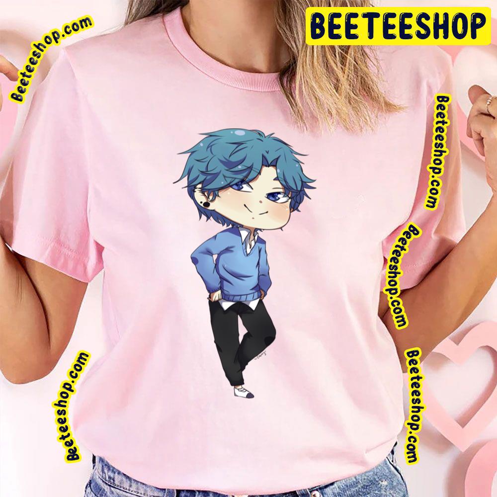 Blue Chibi Yui Tamura Yarichin Bitch Club Trending Unisex T-Shirt