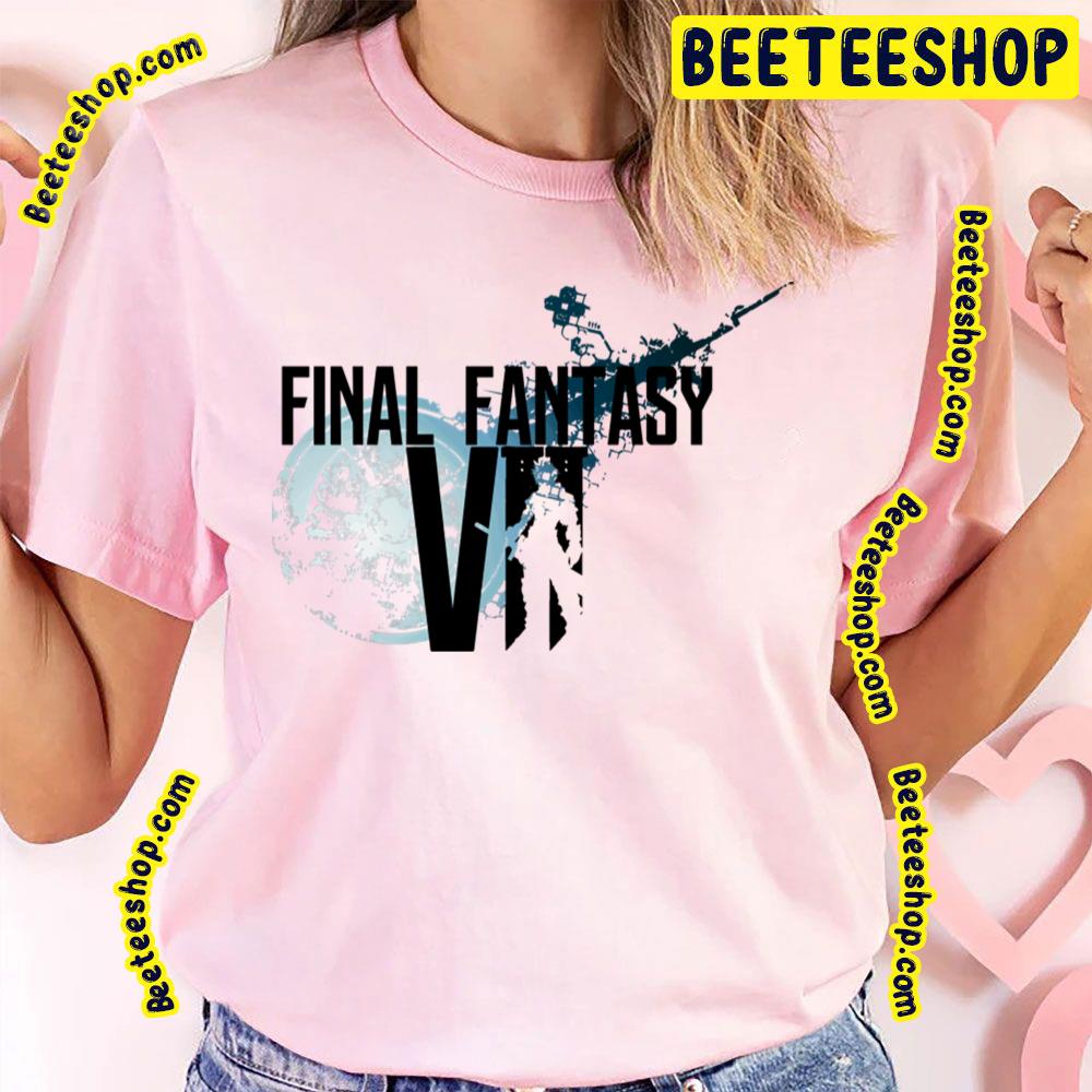 Blue Logo Final Fantasy Vii Remake Trending Unisex T-Shirt