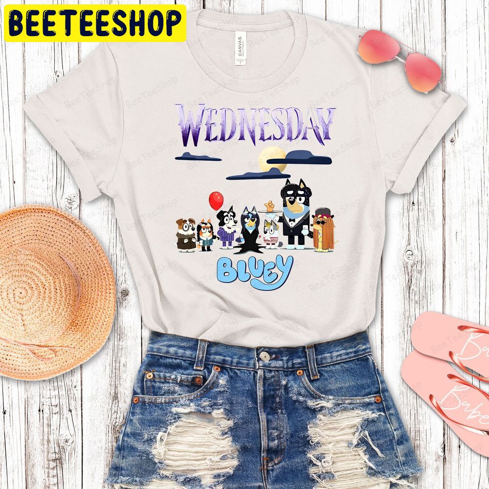 Bluey Wednesday Halloween Trending Unisex T-Shirt