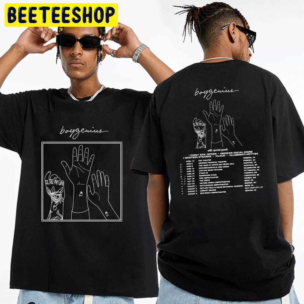 Boygenius Reset Concert Tour 2023 Double Sided Trending Unisex T-Shirt