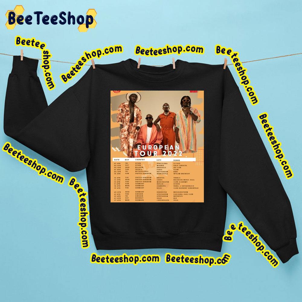 Burna Boy European Tour 2022 Trending Unisex Sweatshirt