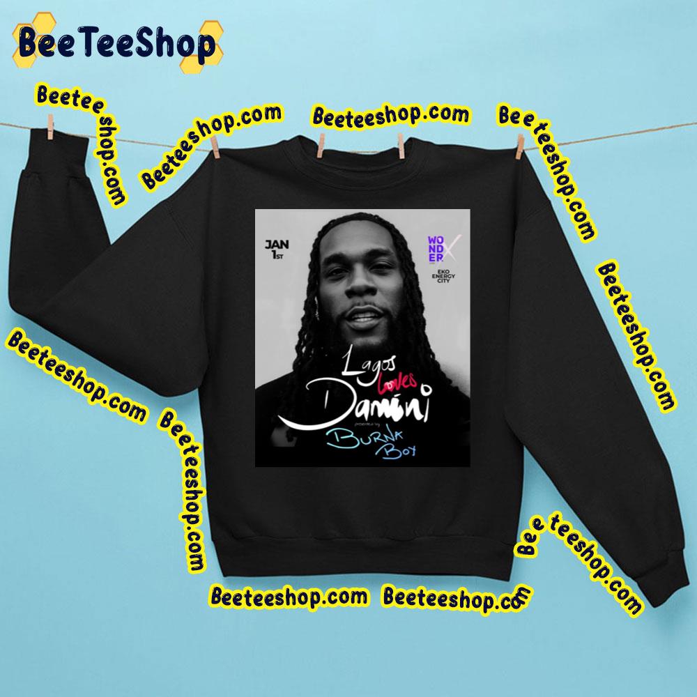 Burna Boy Love Damini 2023 Tour Trending Unisex Sweatshirt