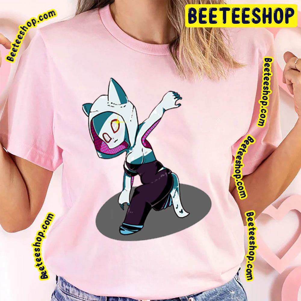 Cat Chibi Gwen Spiderverse Movie Trending Unisex T-Shirt