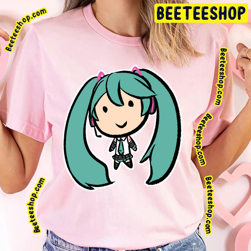 Chibi Cute Miku Vocaloid Trending Unisex T-Shirt