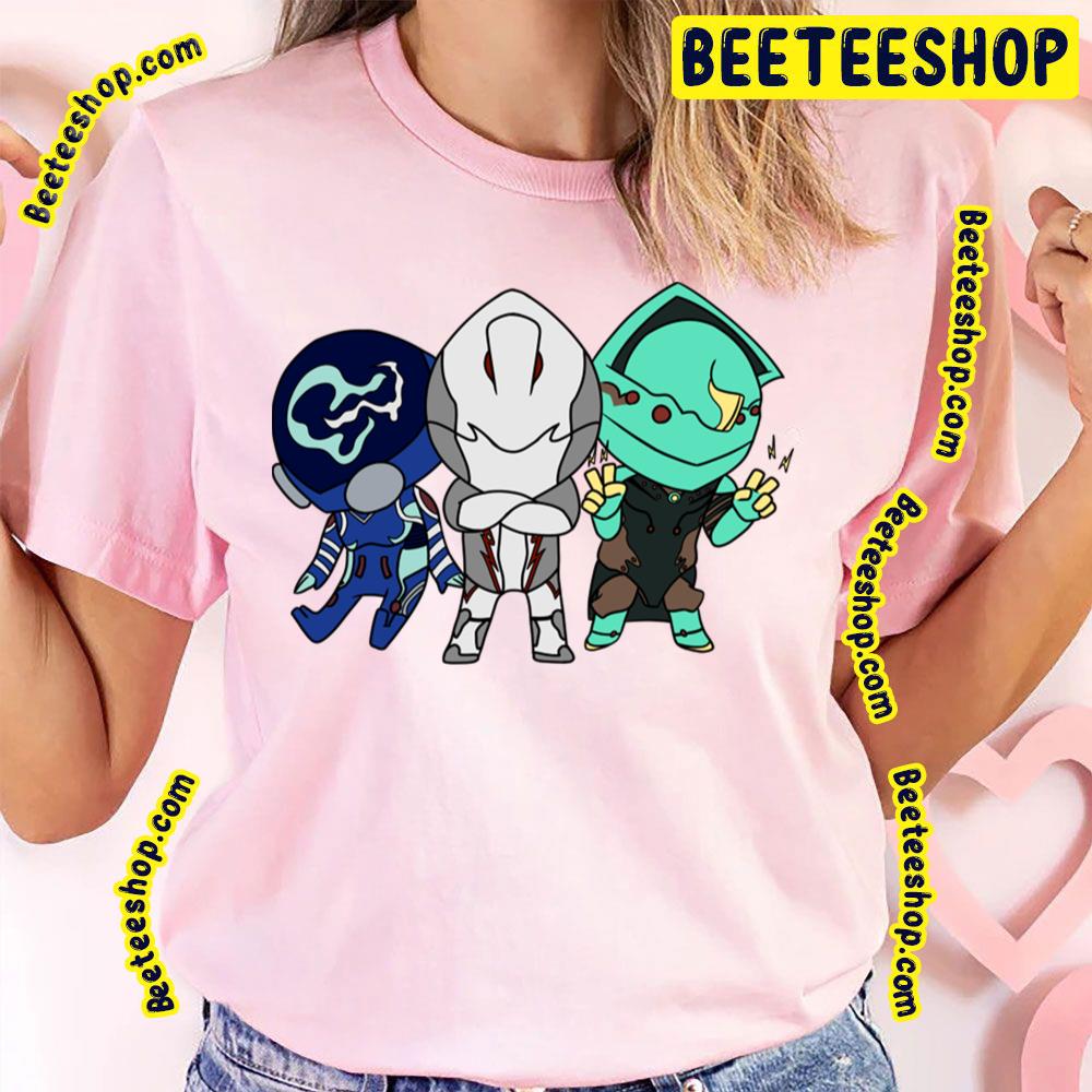 Chibi Warframe Trio Trending Unisex T-Shirt