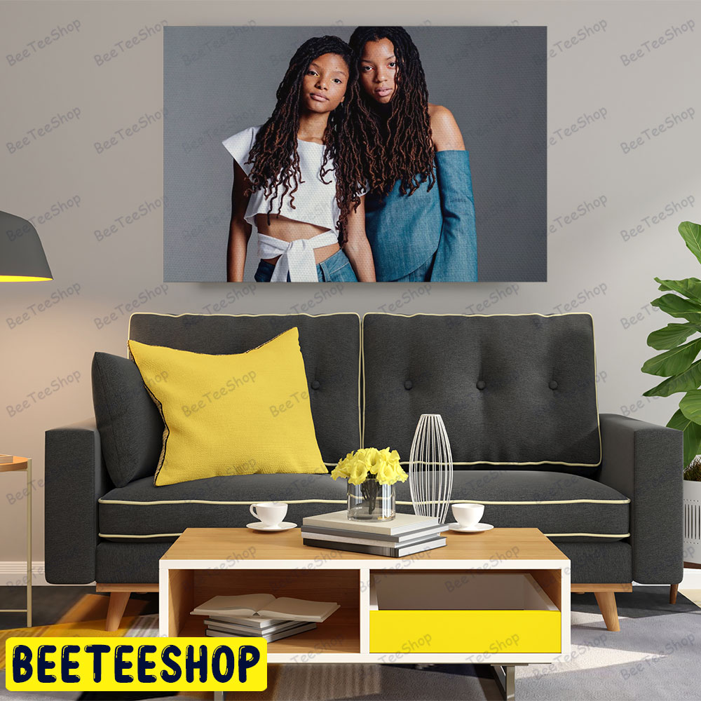 Chloe X Halle Chloe Bailey Halle Bailey Music Landscape Canvas