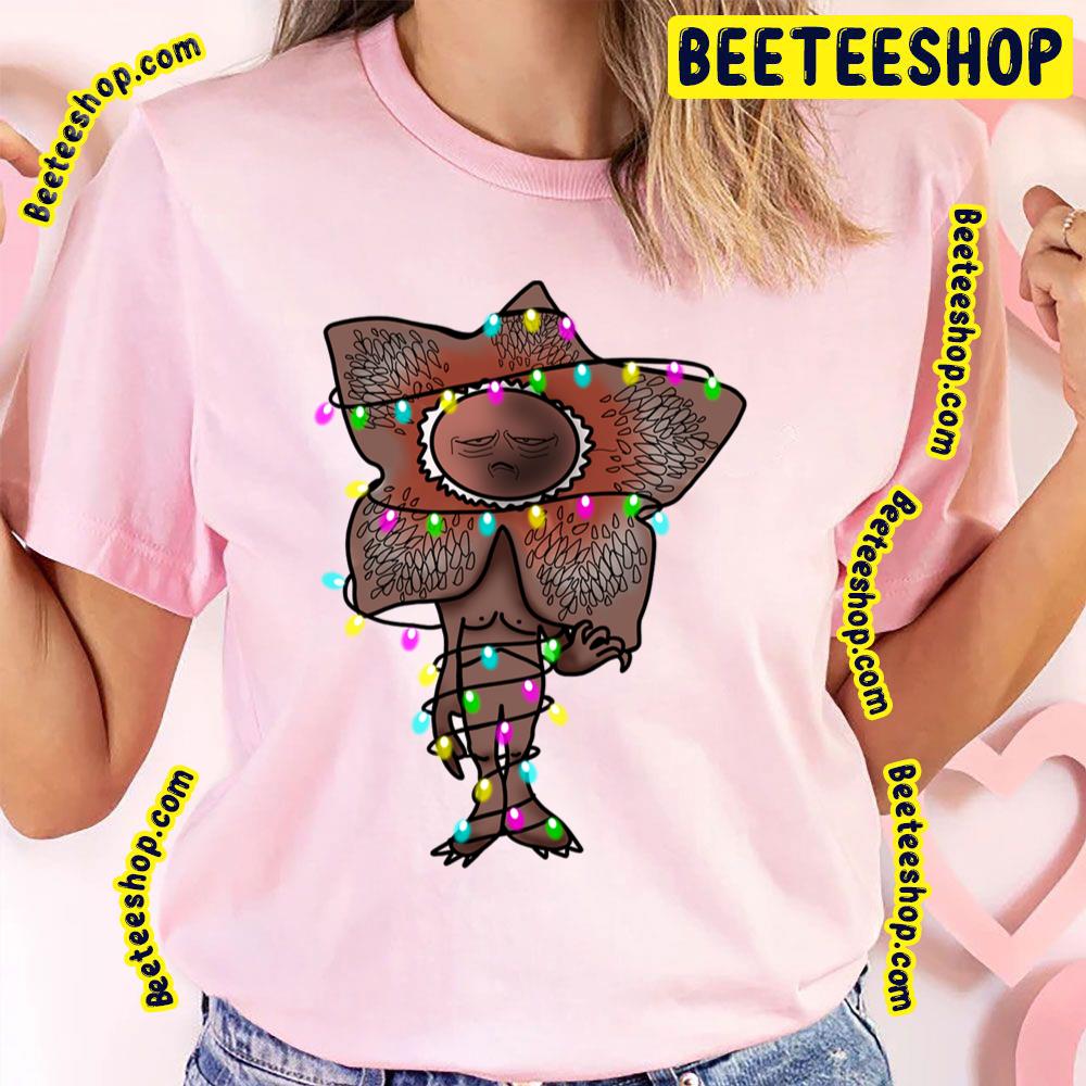 Christmas Light Stranger Things Demogorgon Trending Unisex T-Shirt