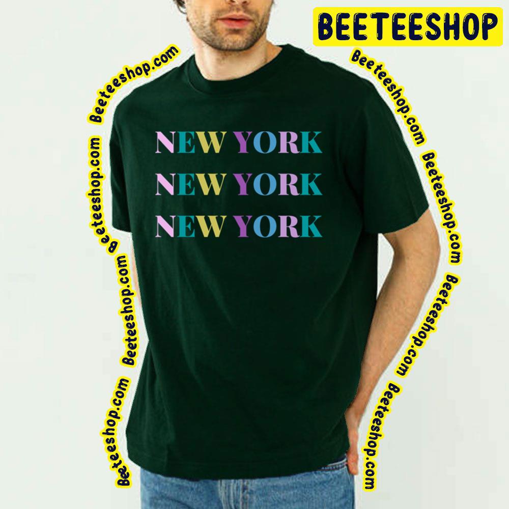 Color Art New York New York Logo Trending Unisex T-Shirt