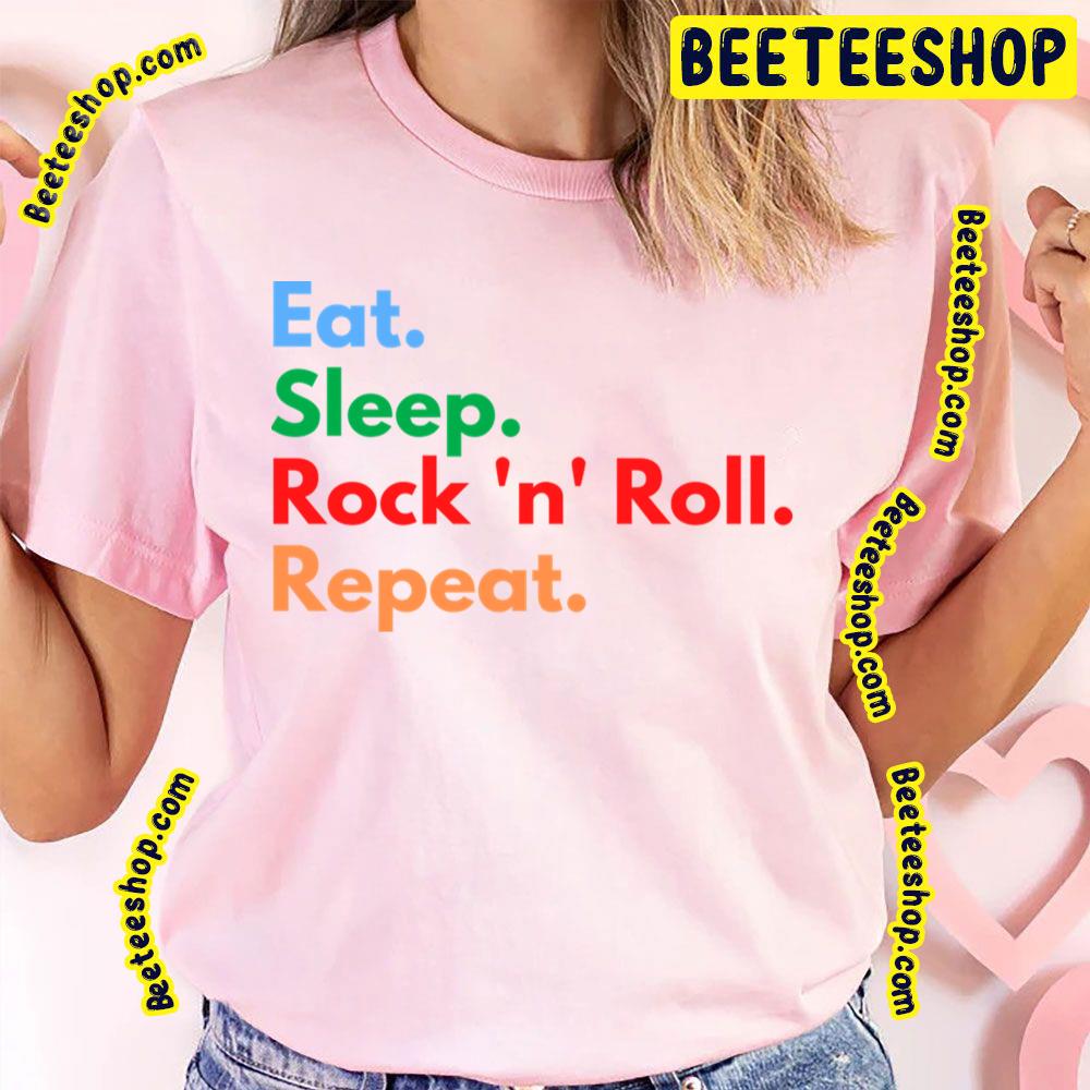 Color Text Sleep Band Trending Unisex T-Shirt