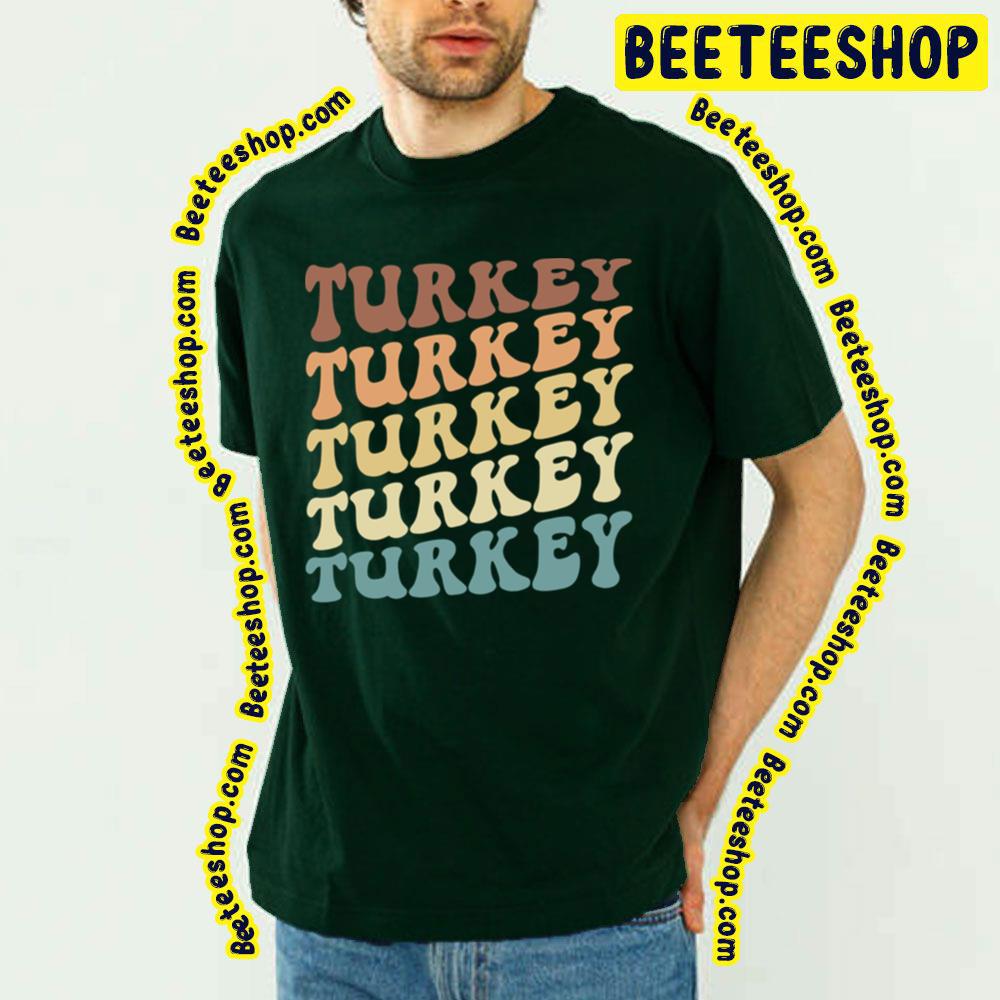 Color Text Turkey Trending Unisex T-Shirt