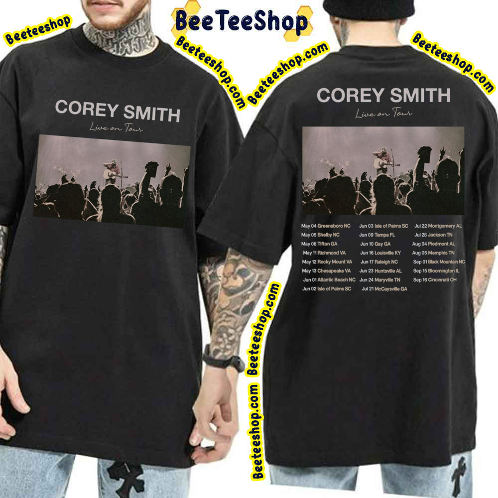 Corey Tour 2023 Dates Double Sided Trending Unisex T-Shirt