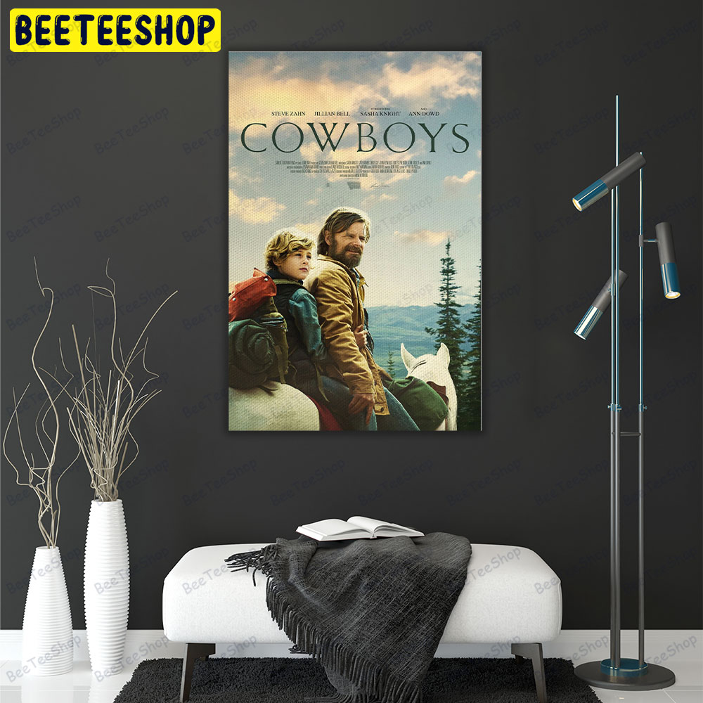 Cowboys Steve Zahn Sasha Knight Movie Portrait Canvas