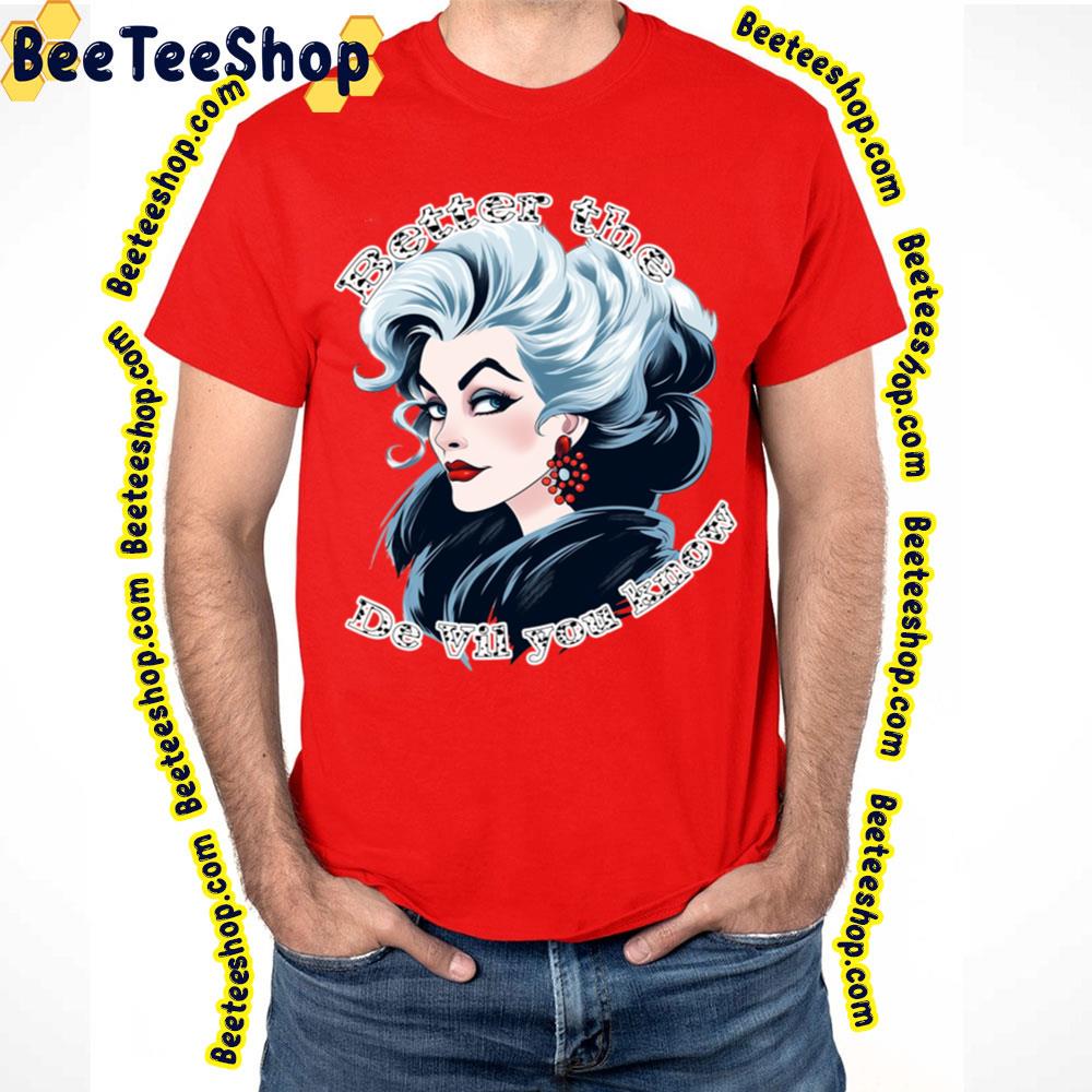 Cruella De Vil 101 Dalmatian Trending Unisex T-Shirt