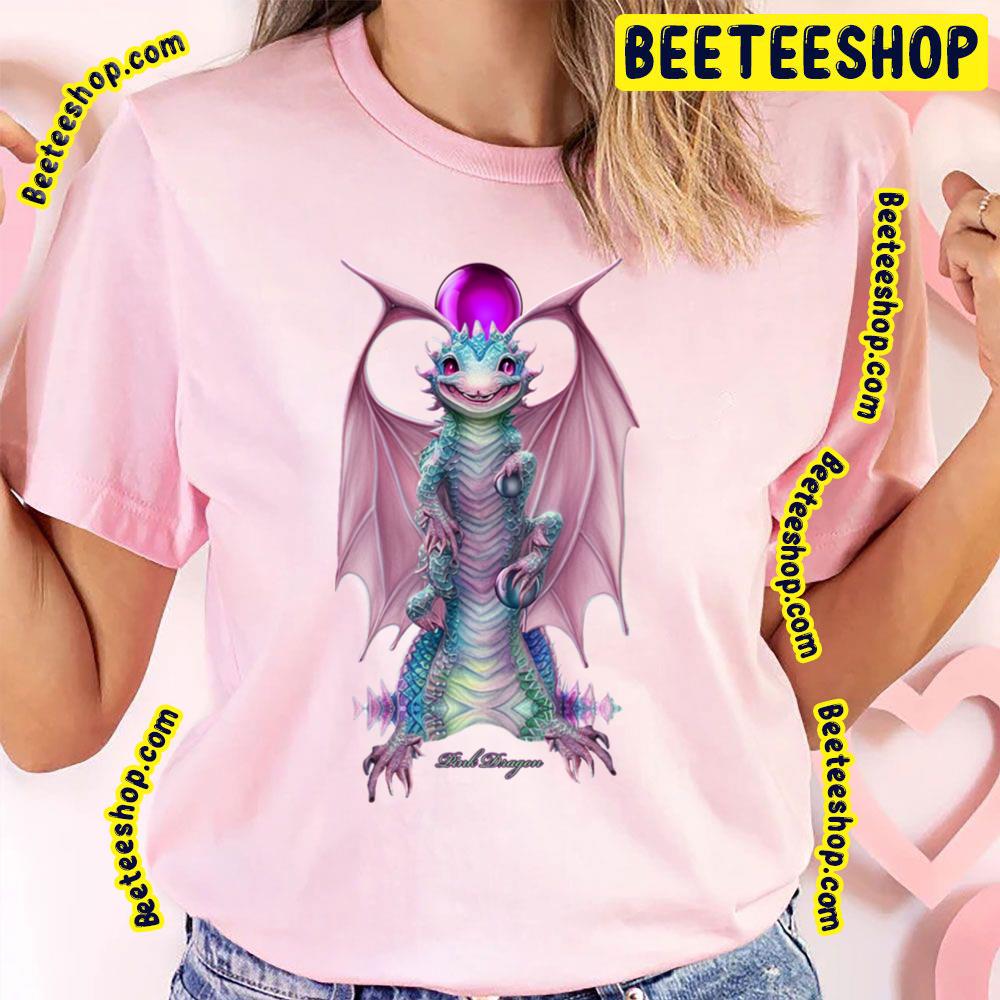 Crystal Dragon Pink Trending Unisex T-Shirt