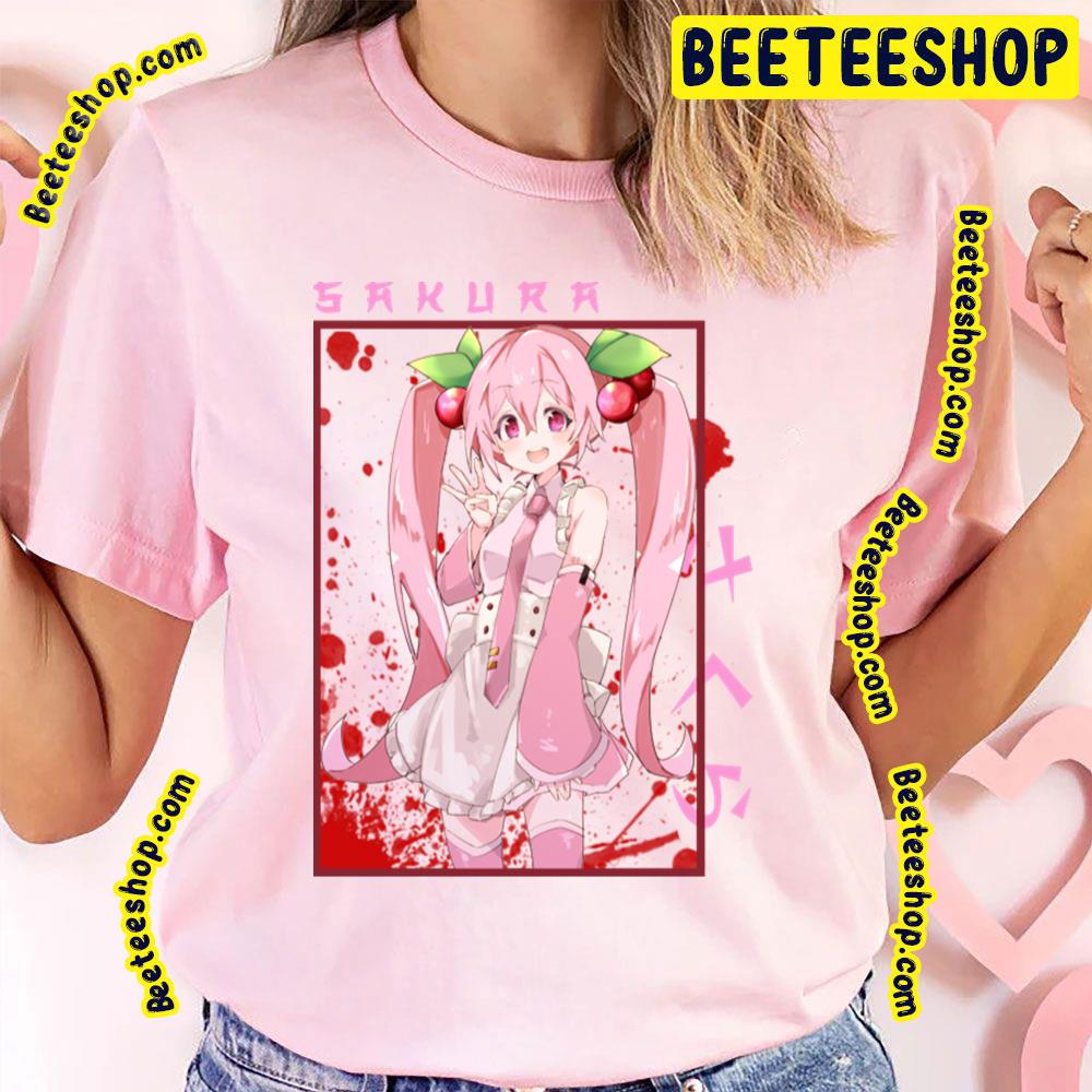 Cute Sakura Miku Vocaloid Trending Unisex T-Shirt