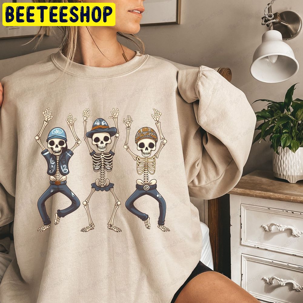 Dancing Skeleton Halloween Trending Unisex Sweatshirt