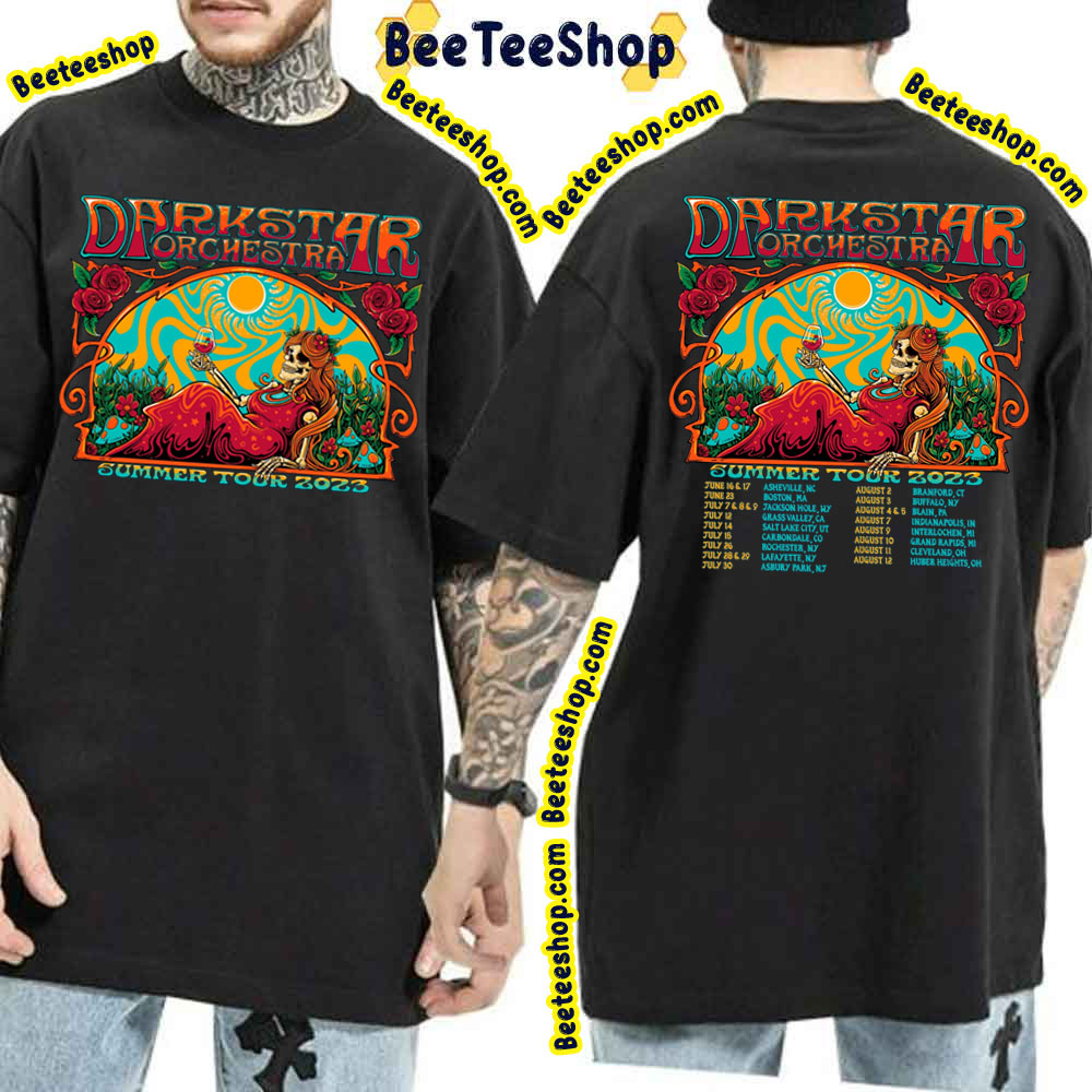 Dark Star Orchestra Summer Tour Dates 2023 Double Sided Trending Unisex T-Shirt