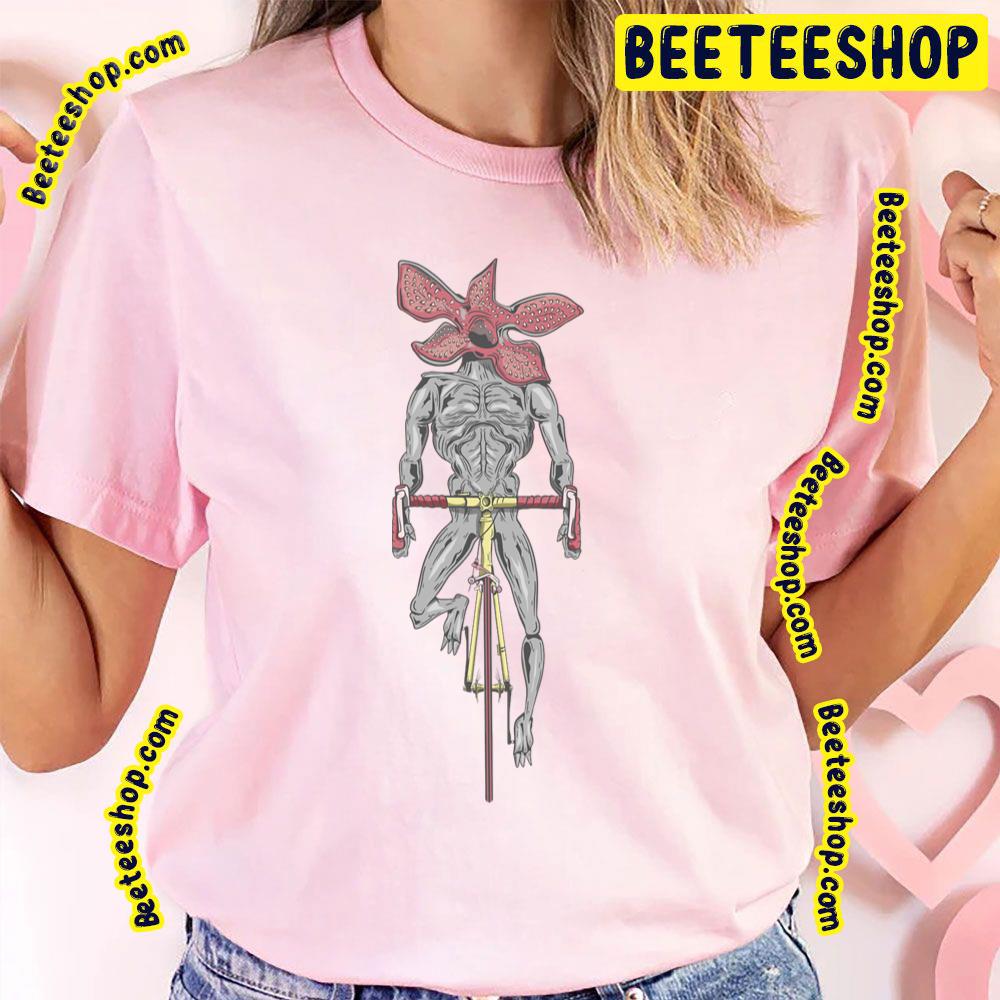 Demogorgon Riding A Bike Stranger Things Trending Unisex T-Shirt