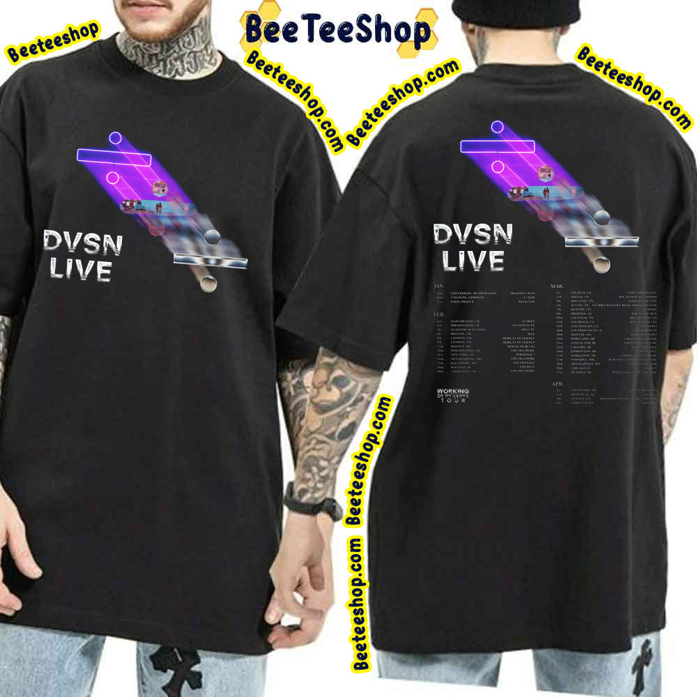 Dvsn 2023 Tour Dates Double Sided Trending Unisex T-Shirt