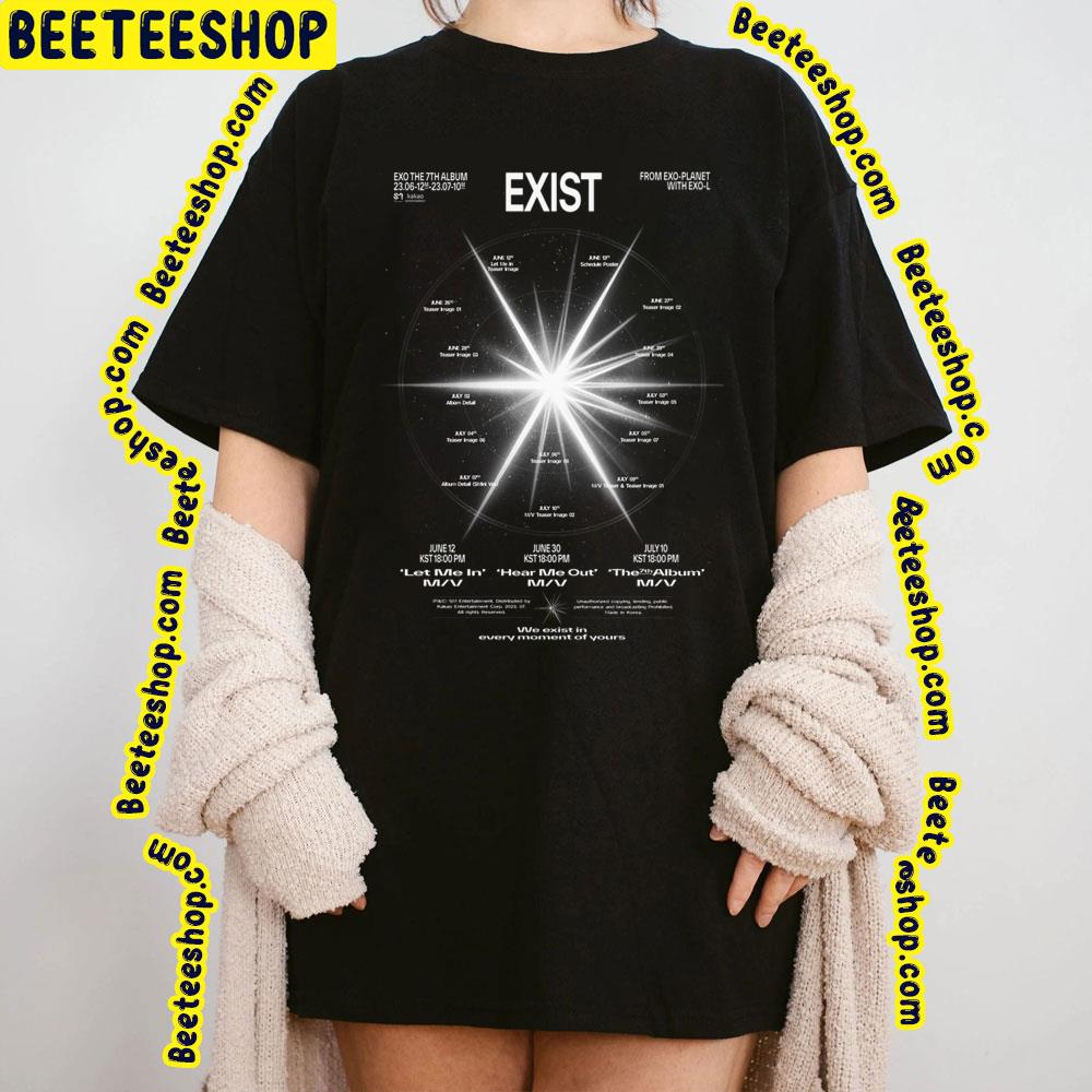 Exist Exo The 7th 2023 Album Trending Unisex T-Shirt