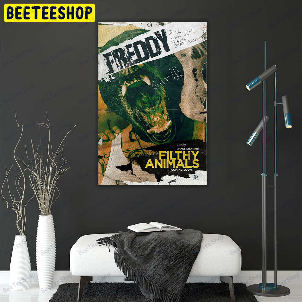 Filthy Animals Freddy Movie Portrait Canvas