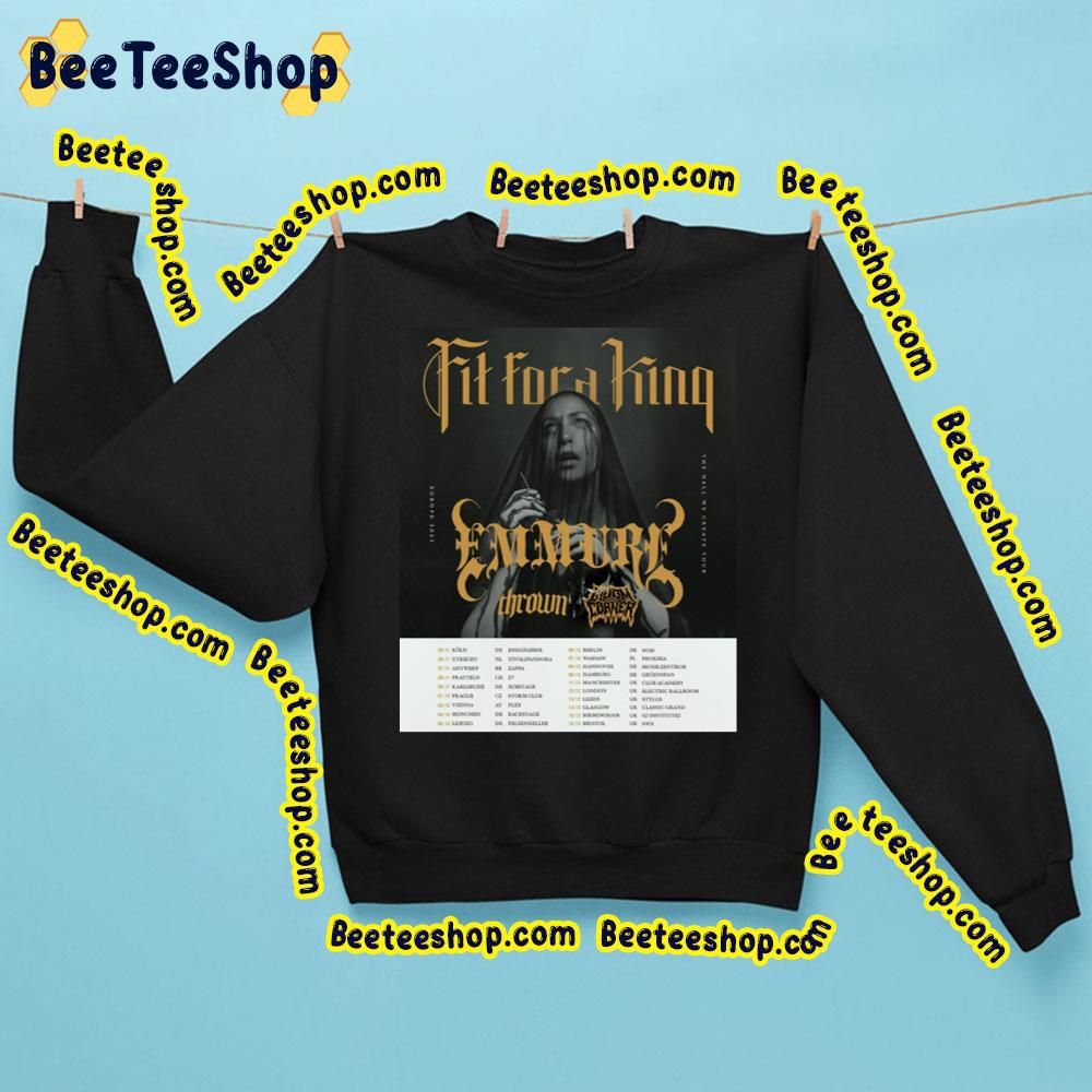 Fit For A King 2023 Tour Dates Eu Uk Trending Unisex T-Shirt