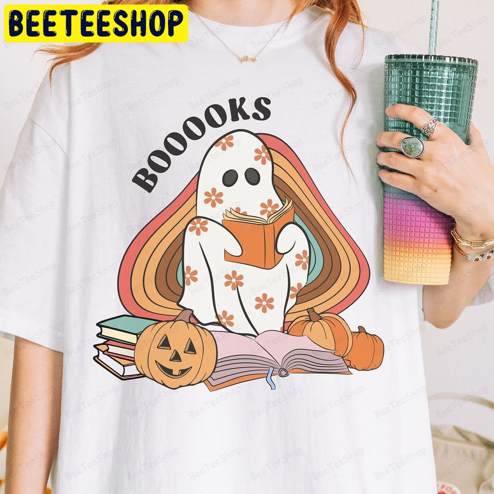 Ghost Halloween Book Lovers Trending Unisex T-Shirt