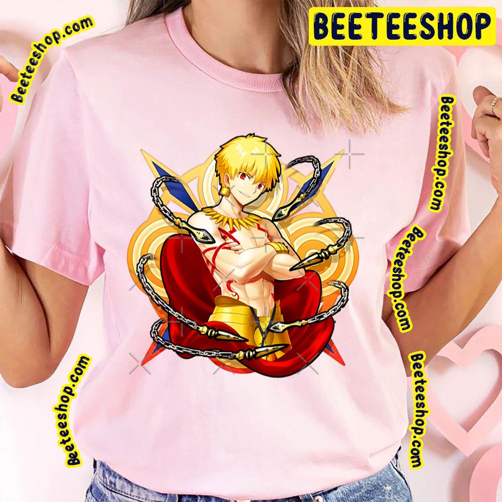 Gilgamesh Chains Fate Grand Order Absolute Demonic Front Babylonia Trending Unisex T-Shirt