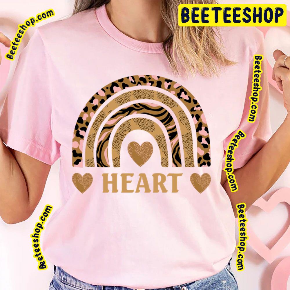 Graphic Rainbow Heart Trending Unisex T-Shirt