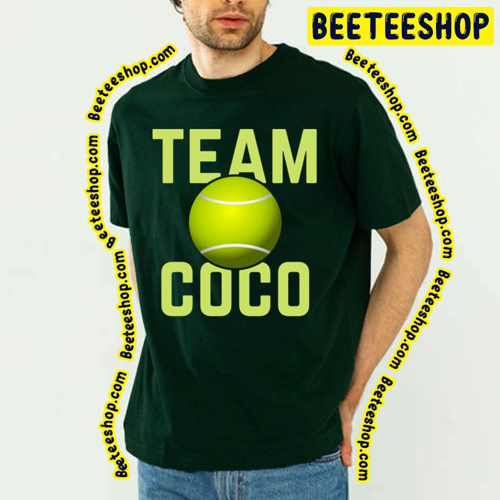 Green Team Cori Coco Gauff Trending Unisex T-Shirt