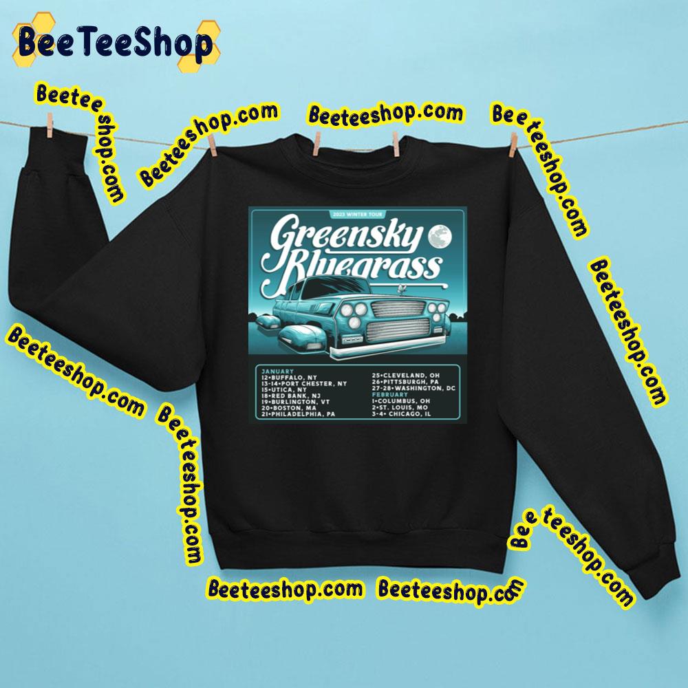 Greensky Bluegrass 2023 Winter Tour Trending Unisex T-Shirt