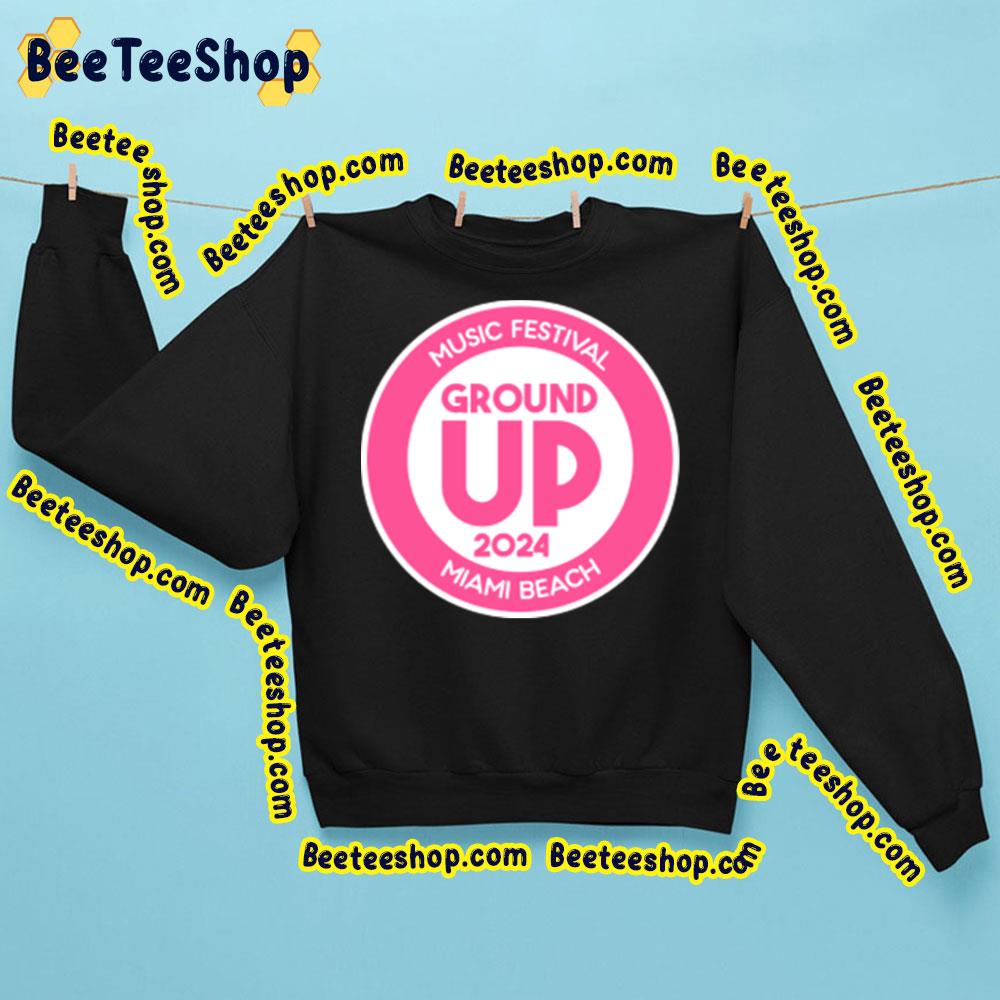 Groundup Music Festival 2024 Pink Trending Unisex Sweatshirt