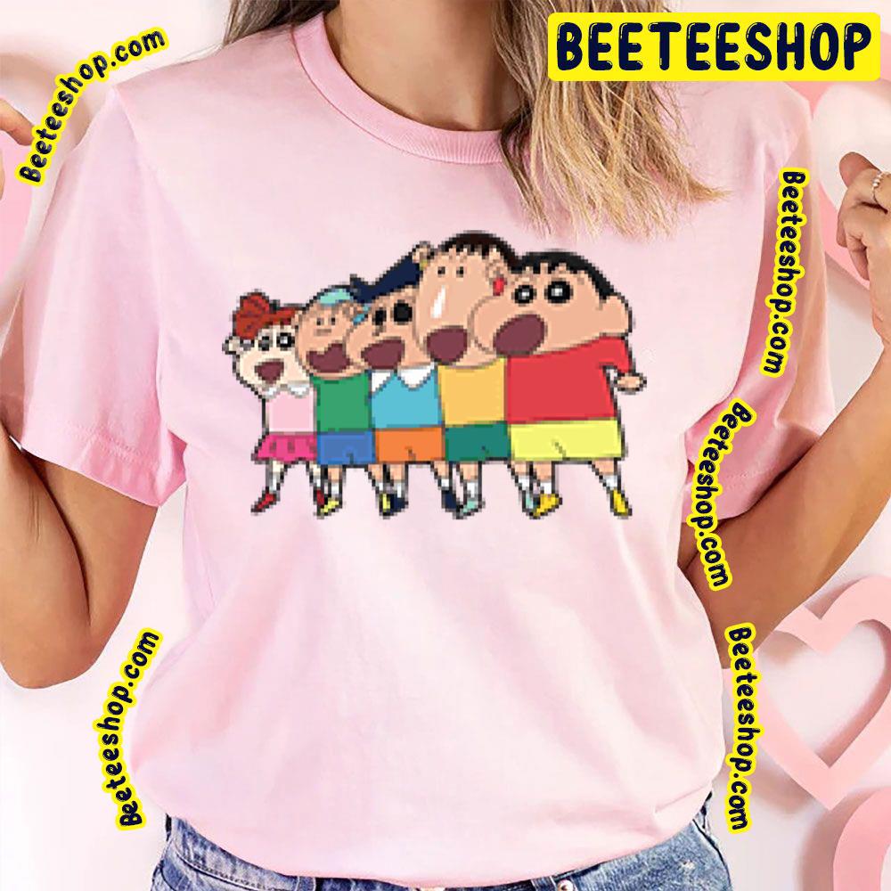 Group Crayon Shin Chan Trending Unisex T-Shirt