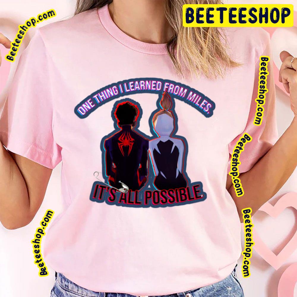 Gwen Stacey & Miles Morales Spiderverse Movie Trending Unisex T-Shirt