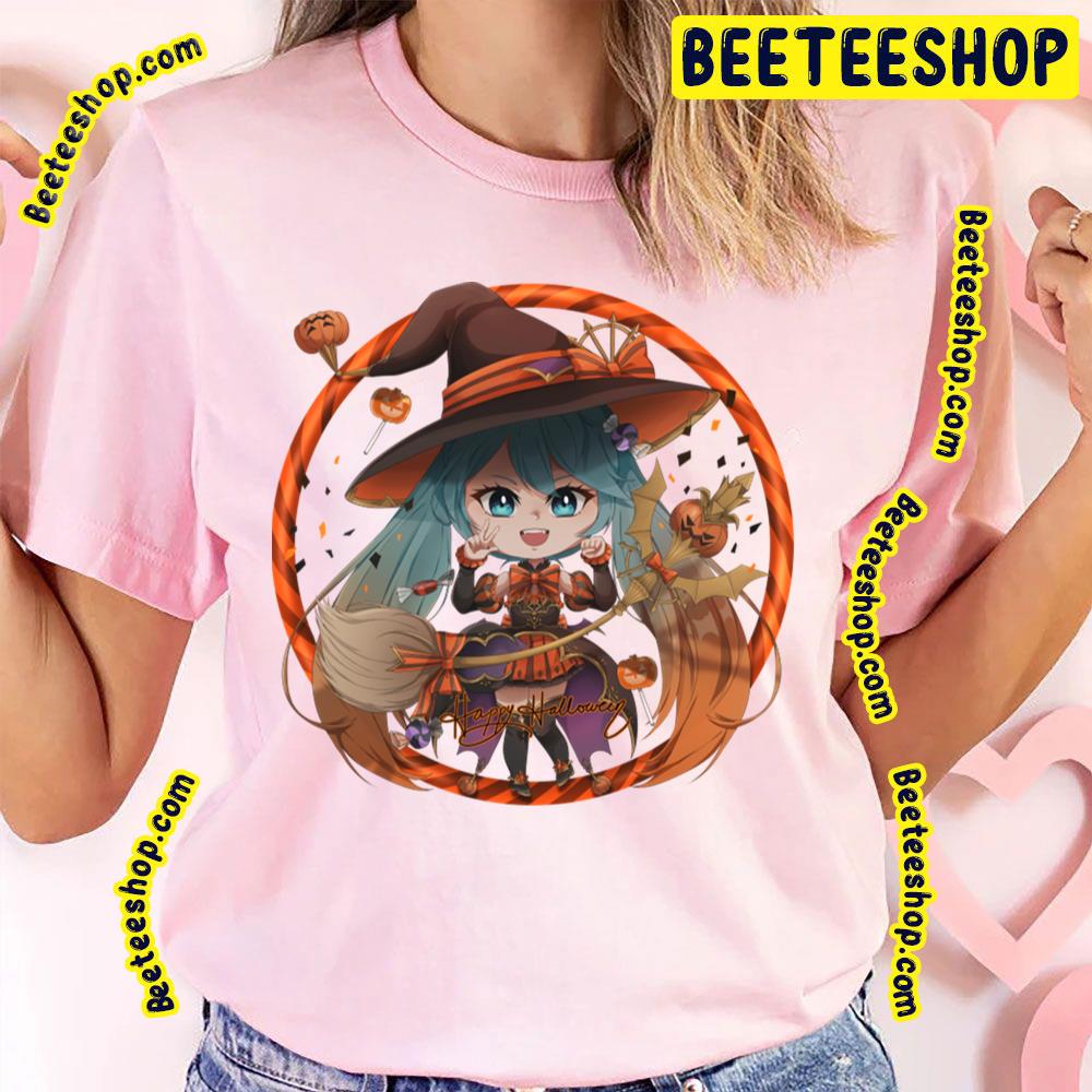 Halloween Chibi Hatsune Miku Trending Unisex T-Shirt