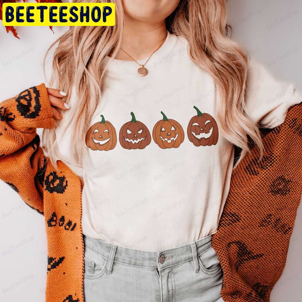 Halloween Pumpkin Squad Spooky Season Trending Unisex T-Shirt