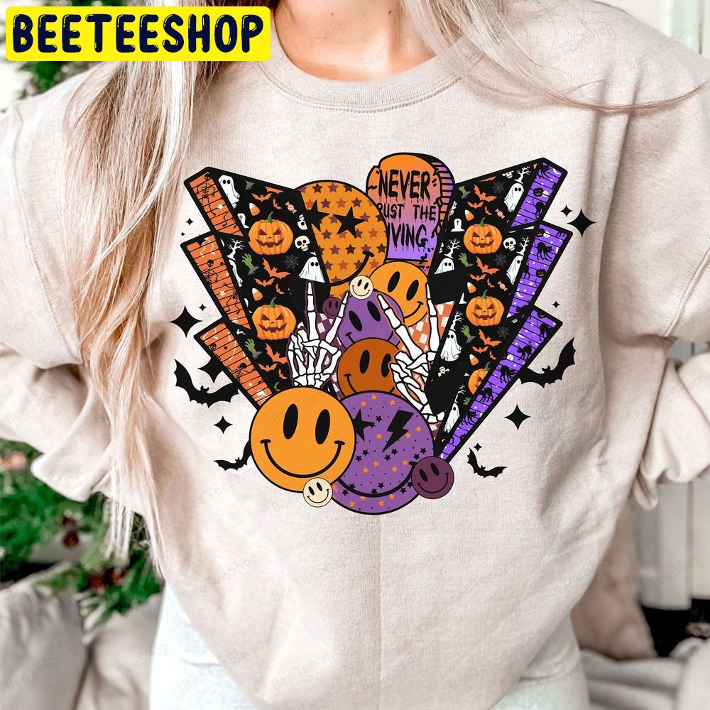 Halloween Smiley Face Trending Unisex Sweatshirt