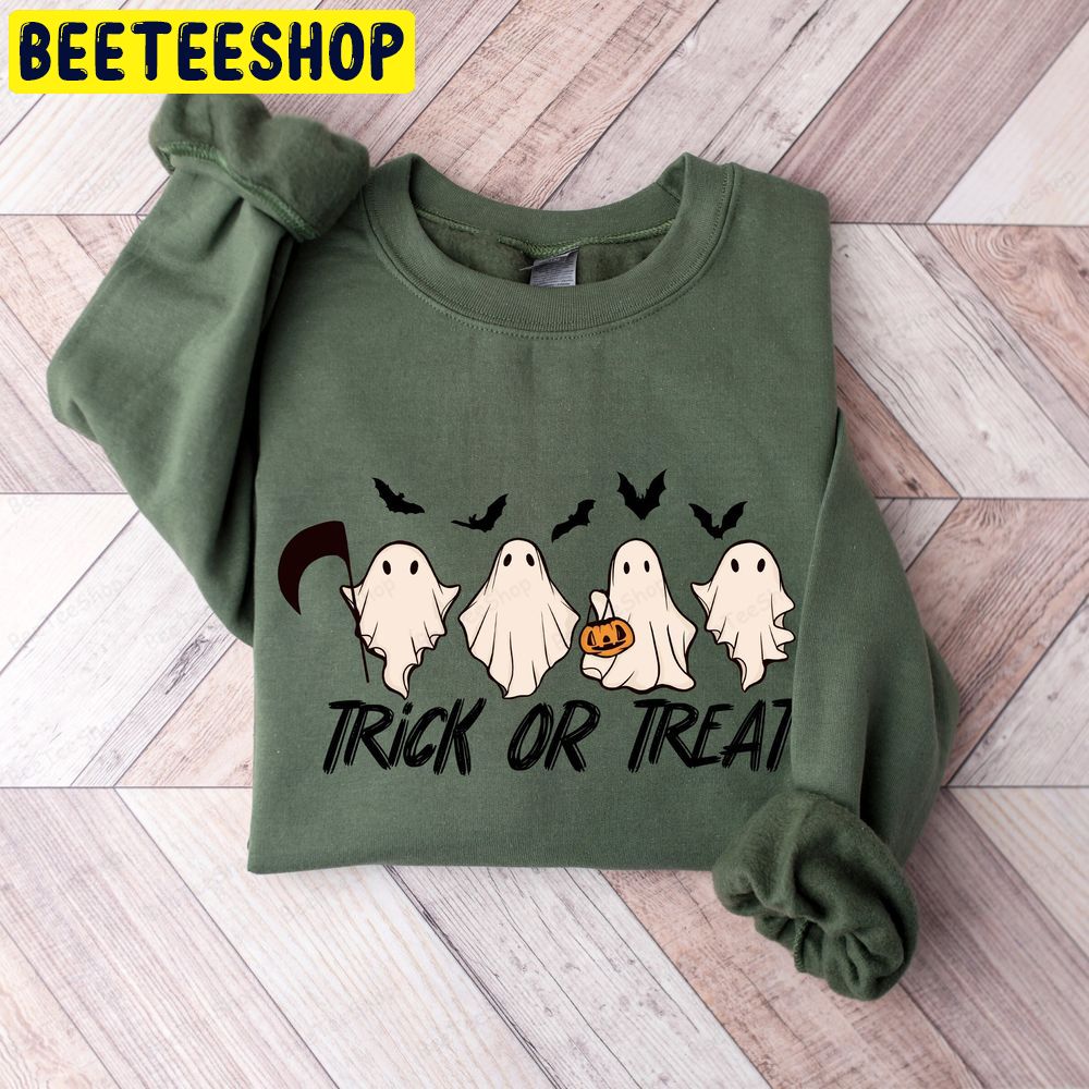 Halloween Trick Or Treat Funny Trending Unisex T-Shirt