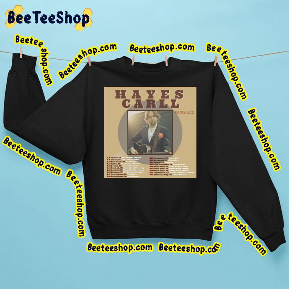 Hayes Carll Us 2023 Tour Vintage Trending Unisex Sweatshirt