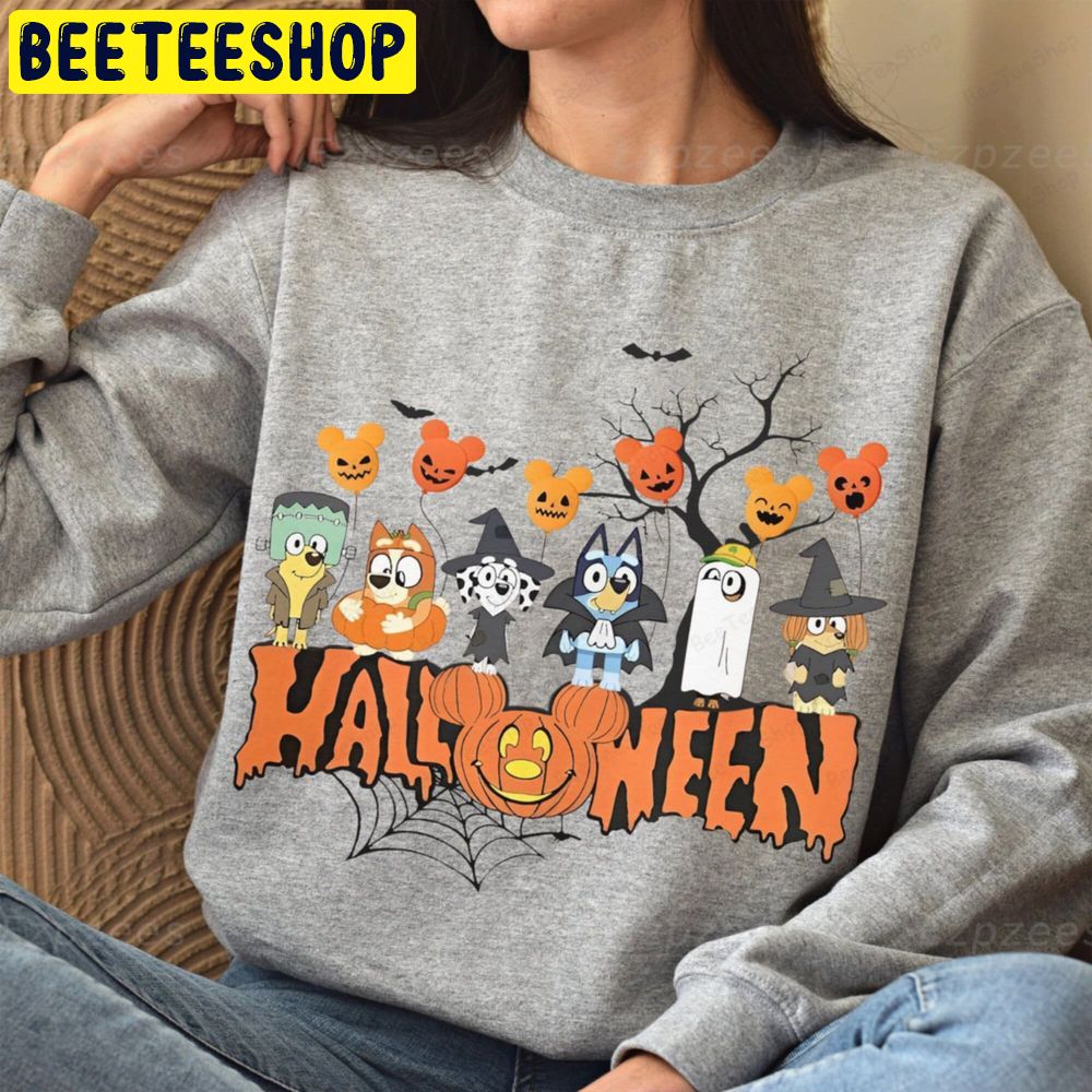 Horror Halloween Mickey Balloon Trending Unisex Sweatshirt