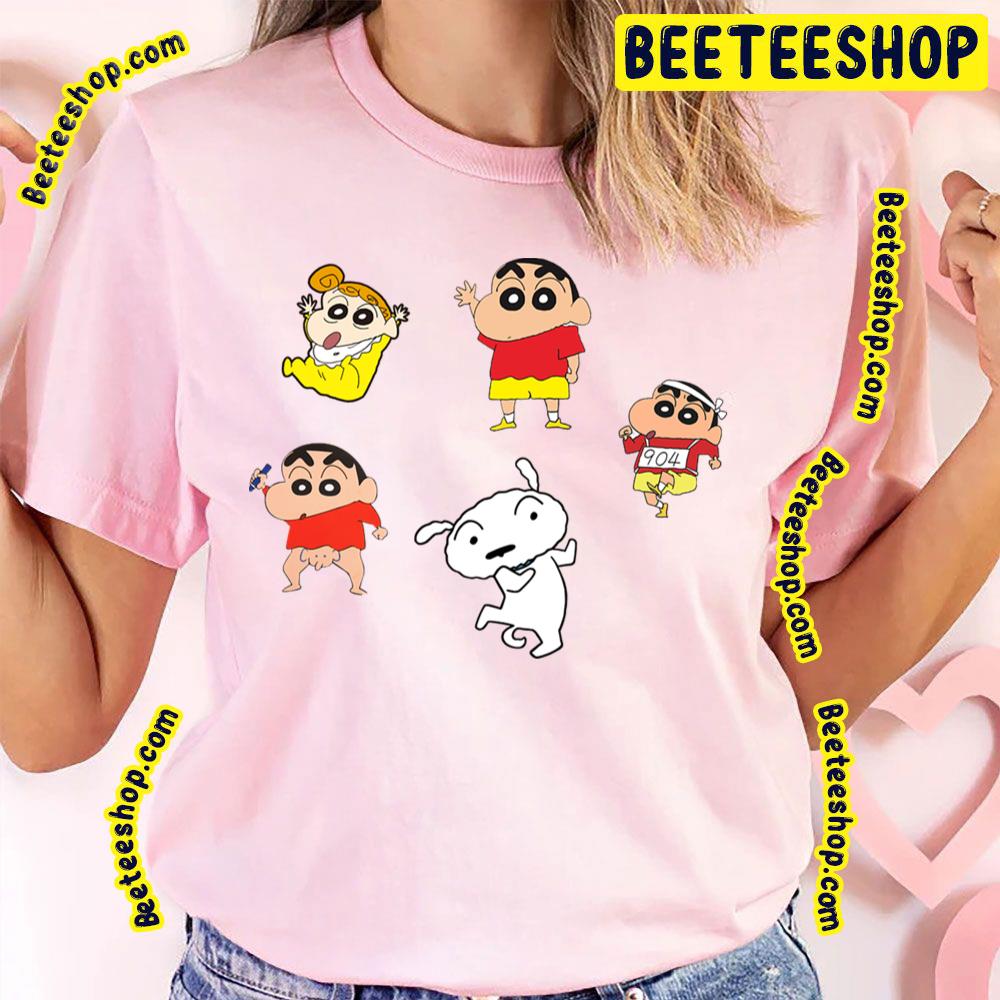 Icon Combo Crayon Shin Chan Trending Unisex T-Shirt