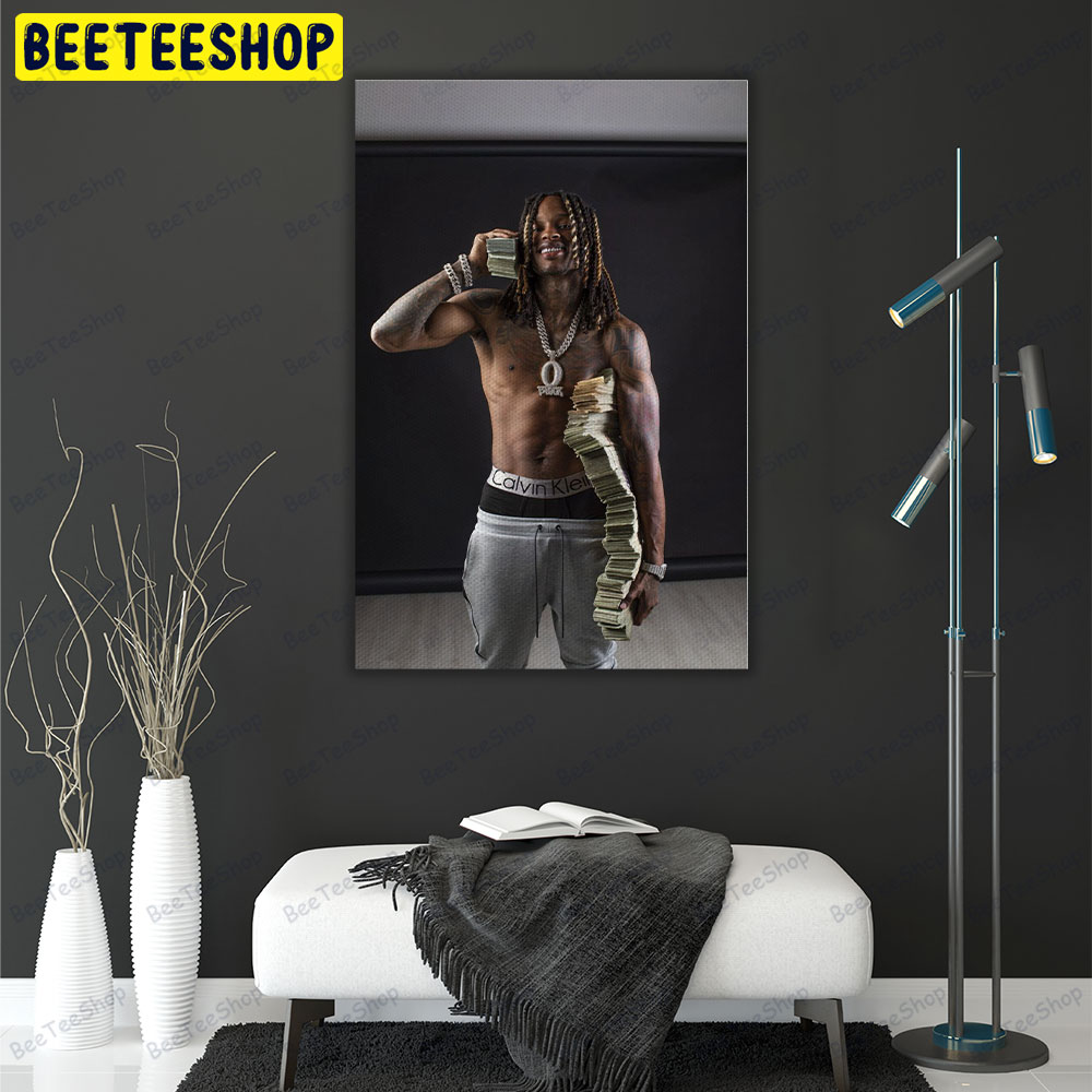 King Von Dayvon Daquan Bennett Rapper Music Design Portrait Canvas