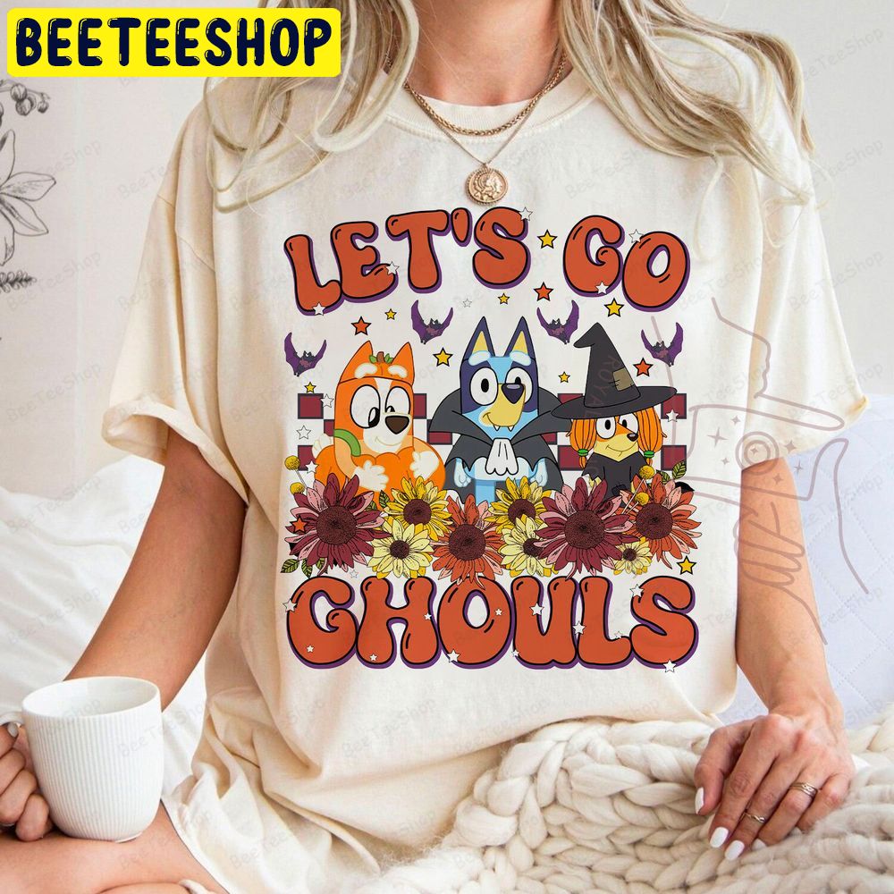 Let’s Go Chouls Halloween Bluey And Friend Trending Unisex T-Shirt