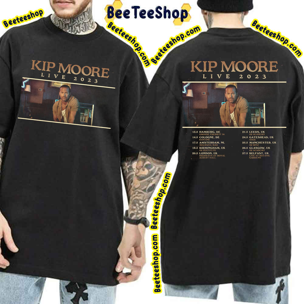 Live 2023 Kip Moore Double Sided Trending Unisex T-Shirt