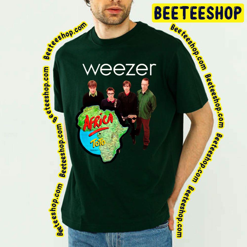 Map Band Weezer Trending Unisex T-Shirt