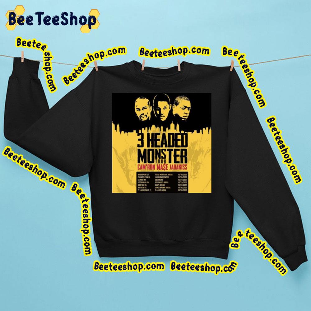 Mase 3 Headed Monster Tour 2022 Trending Unisex Sweatshirt