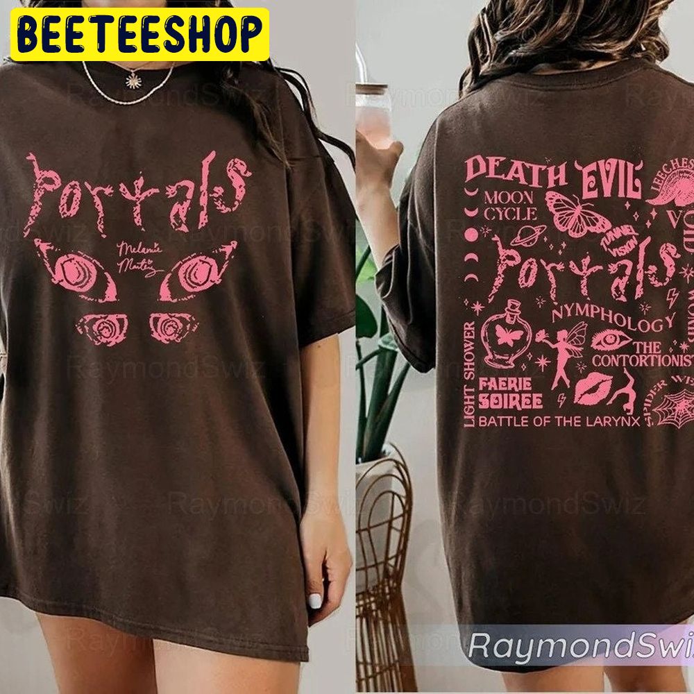 Melanie Portals Tour 2023 Melanie Martinez Double Sided Trending Unisex T-Shirt